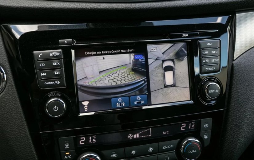 Adaptér ovládania autorádia na volante-NISSAN s kamerou 360°