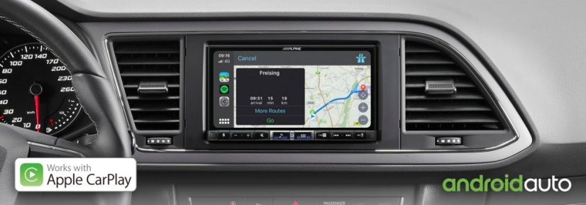 Autorádio Alpine iLX -705DM s Apple CarPlay a DAB+