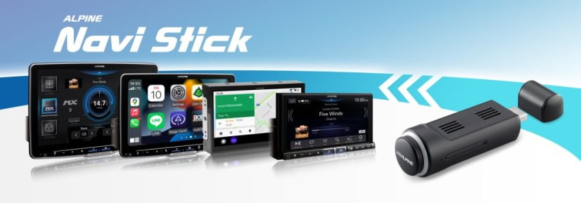 Alpine Navi Stick – USB Plug-and-Play navigácia