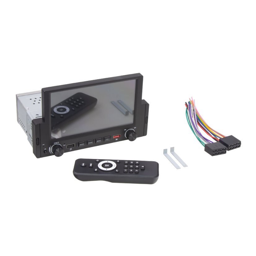 1DIN autorádio s 6,2" LCD/3x USB/Bluetooth/CarPlay/AndroidAuto/Mirrorlink