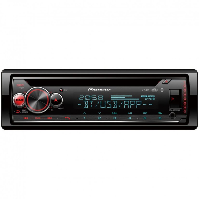 Pioneer DEH-S720DAB autorádio s Bluetooth a DAB tunerom