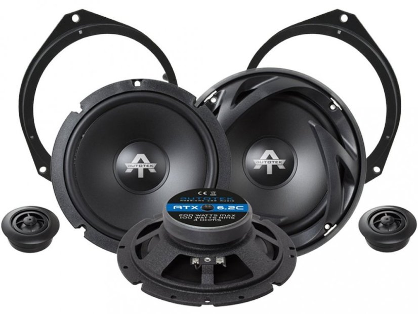 Autotek ATX6.2C reproduktory pre Opel Zafira A,B (2000-2011) predné dvere