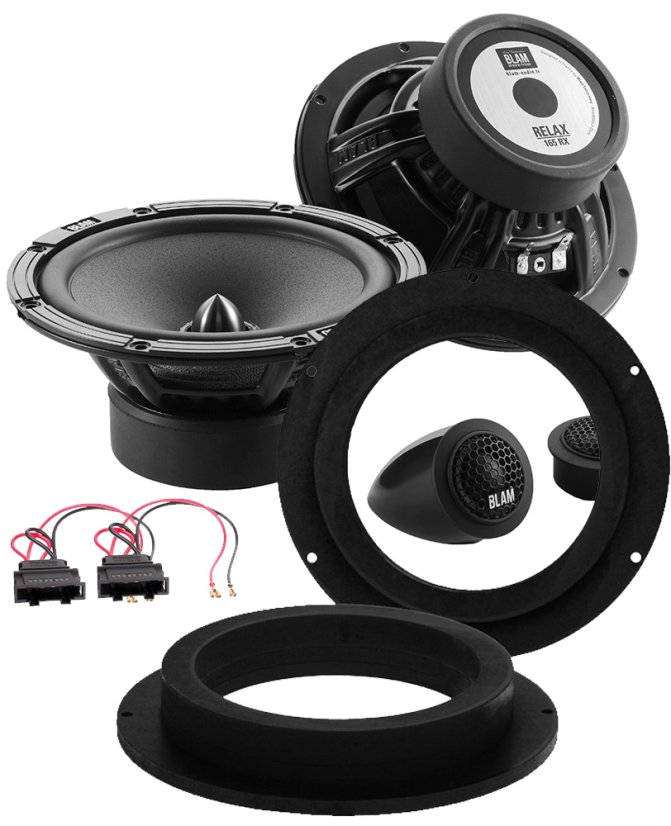 BLAM Relax 2 165 R2X reproduktory pre VW Golf VII predné dvere