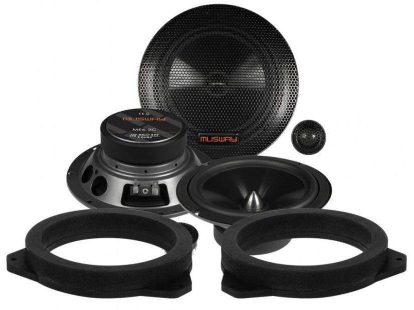 Musway ME6.2C reproduktory pre CITROEN JUMPER (2006-) predné dvere