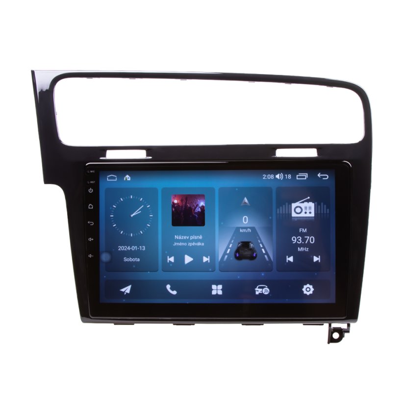 Autorádio pre VW Golf 7 s 10,1" LCD, Android, WI-FI, GPS, Carplay, Bluetooth, 2x USB, 4G