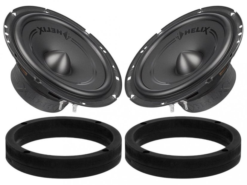 Helix F 62C reproduktory pre Volkswagen Touareg (2001-2018) zadné dvere