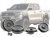 Predné a zadné reproduktory Focal vhodné do Toyota Hilux 8
