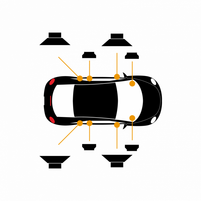 Predné a zadné reproduktory Focal  pre VW Arteon
