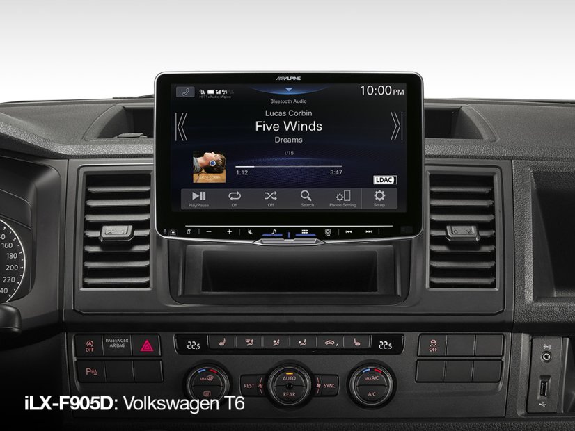 Autorádio iLX-F905D Alpine Halo9 s Apple CarPlay a DAB+