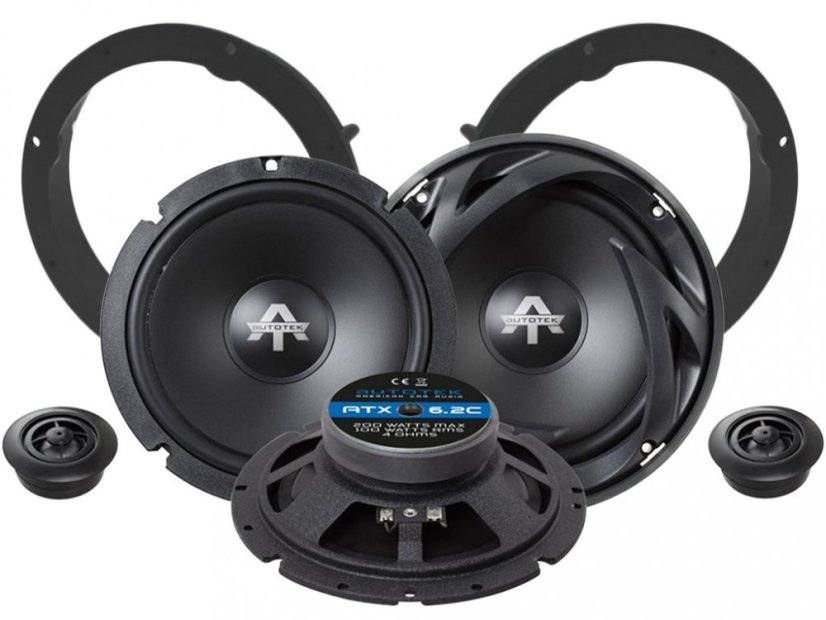 Autotek ATX6.2C reproduktory pre VW Amarok predné dvere