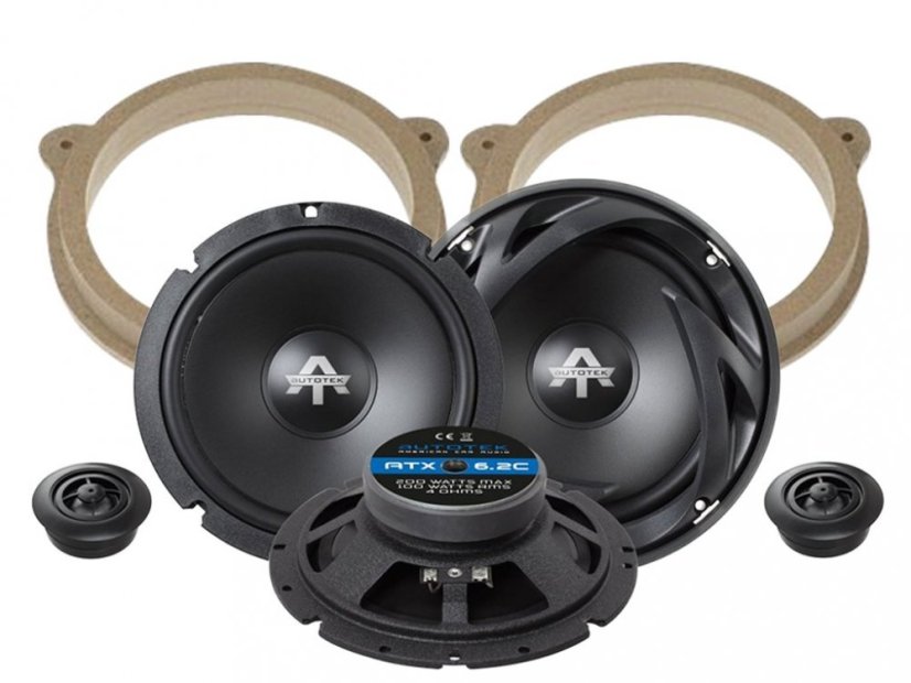 Autotek ATX6.2C reproduktory pre FORD GALAXY II (2006-2015) predné dvere