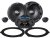 Autotek ATX62 reproduktory pre FORD KUGA (2008-2012) zadné dvere