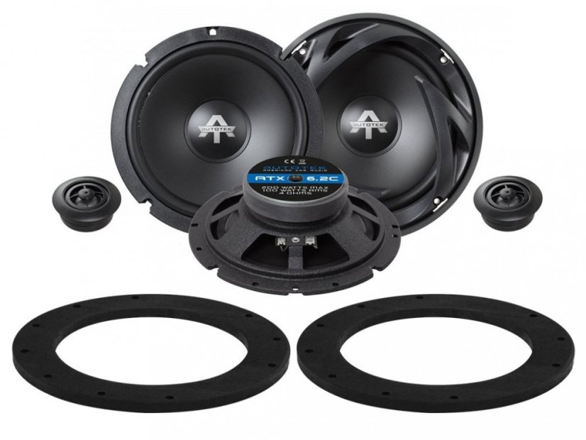 Autotek ATX6.2C reproduktory pre CITROEN C3 PICASSO (2009-2016) predné dvere