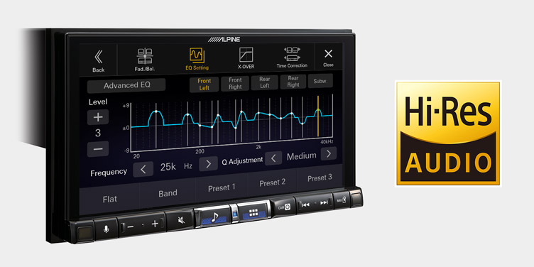 Autorádio Alpine iLX -705DM s Apple CarPlay a DAB+