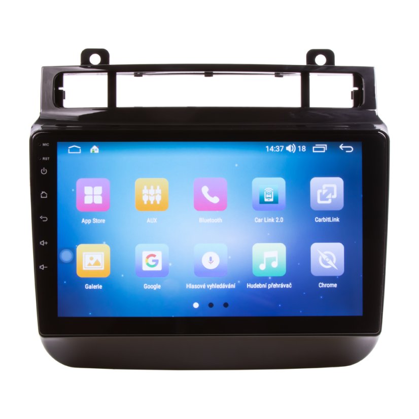 Autorádio pre VW Touareg 2011-2017 s 9" LCD, Android, WI-FI, GPS, CarPlay, 4G, Bluetooth, 2x USB