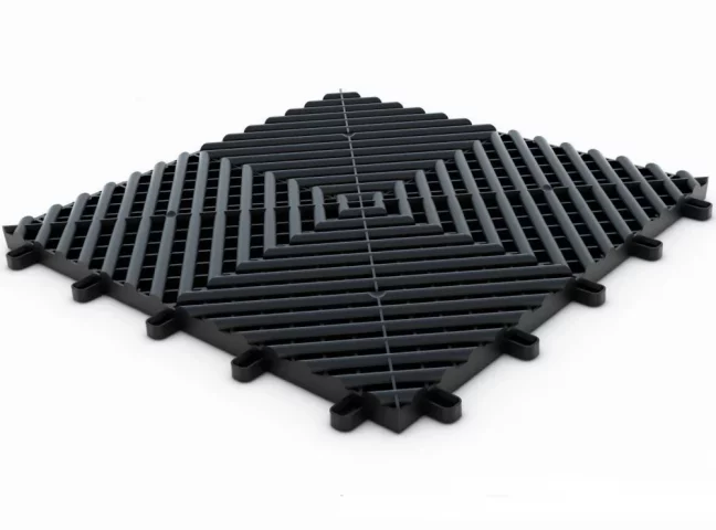 Modulárna plastová podlaha Maxton čierna V2