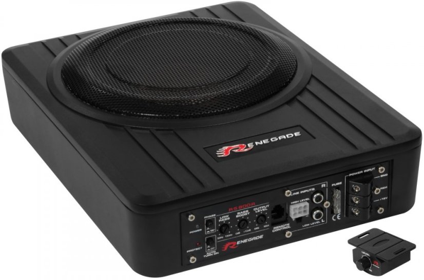 Aktívny subwoofer pod sedadlo Renegade RS800A