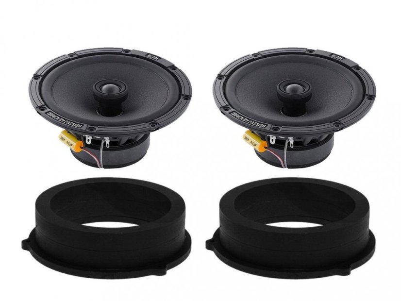 BLAM Relax 165 RC reproduktory pre AUDI A4 B9 (2016-) - zadné dvere