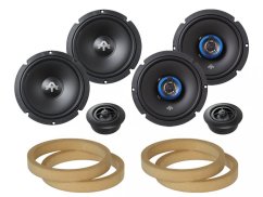 Predné a zadné reproduktory Autotek ATX6.2C pre Volkswagen T-Roc (2017-)