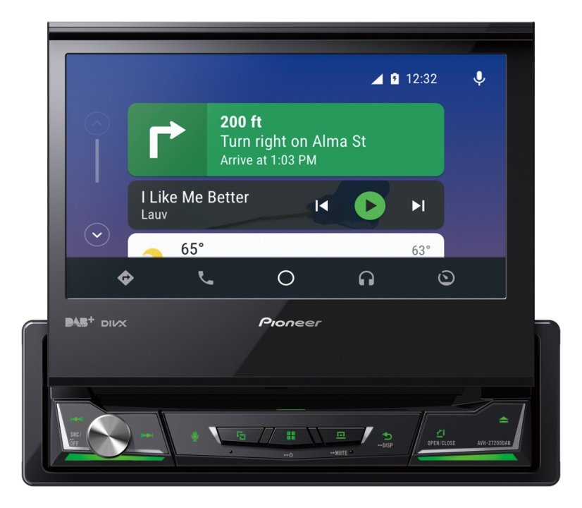 Autorádio 1DIN Pioneer AVH-Z7200DAB s Apple CarPlay
