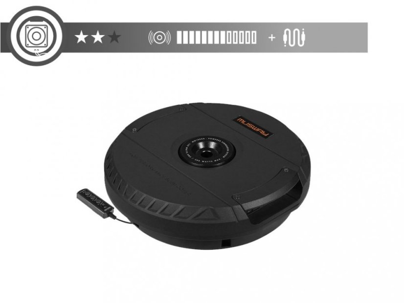 Aktívny subwoofer do rezervy vhodný pre vozidlá Škoda