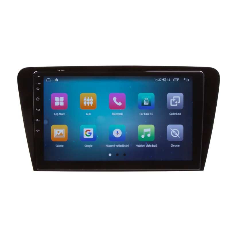 Autorádio pre Škoda Octavia III 2013-2018 s 10,1" LCD, Android, WI-FI, GPS, CarPlay, 4G, Bluetooth