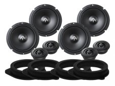 Predné a zadné reproduktory Autotek ATX6.2C do Audi A3 8P (2003-2013)