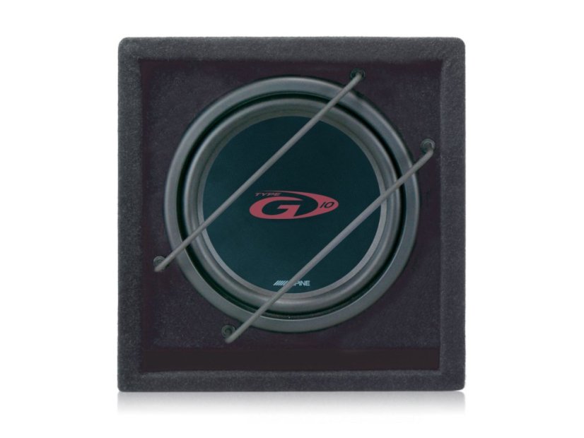 10" subwoofer v boxe do auta Alpine SBG-1044BR