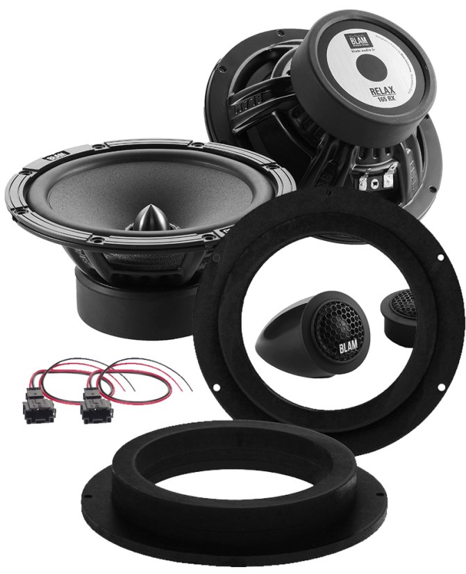BLAM Relax 2 165 R2X reproduktory pre Seat Leon Mk3 predné dvere