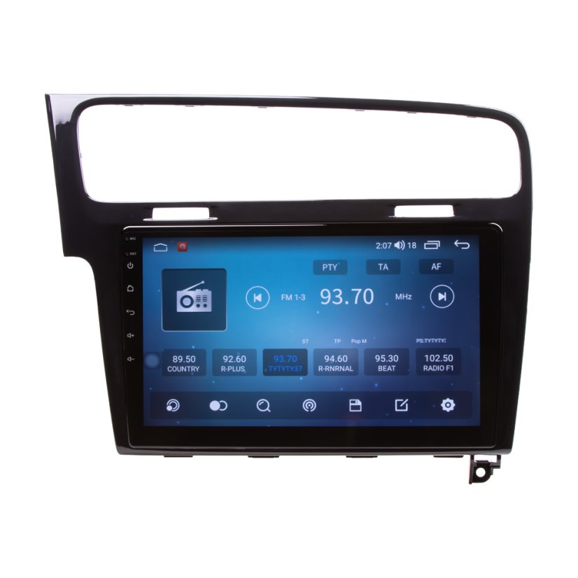 Autorádio pre VW Golf 7 s 10,1" LCD, Android, WI-FI, GPS, Carplay, Bluetooth, 2x USB, 4G