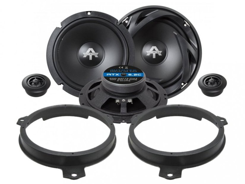Autotek ATX6.2C reproduktory pre CITROEN C1 (od 2014) predné dvere Autotek ATX6.2C reproduktory pre CITROEN C1 (od 2014) predné dvere
