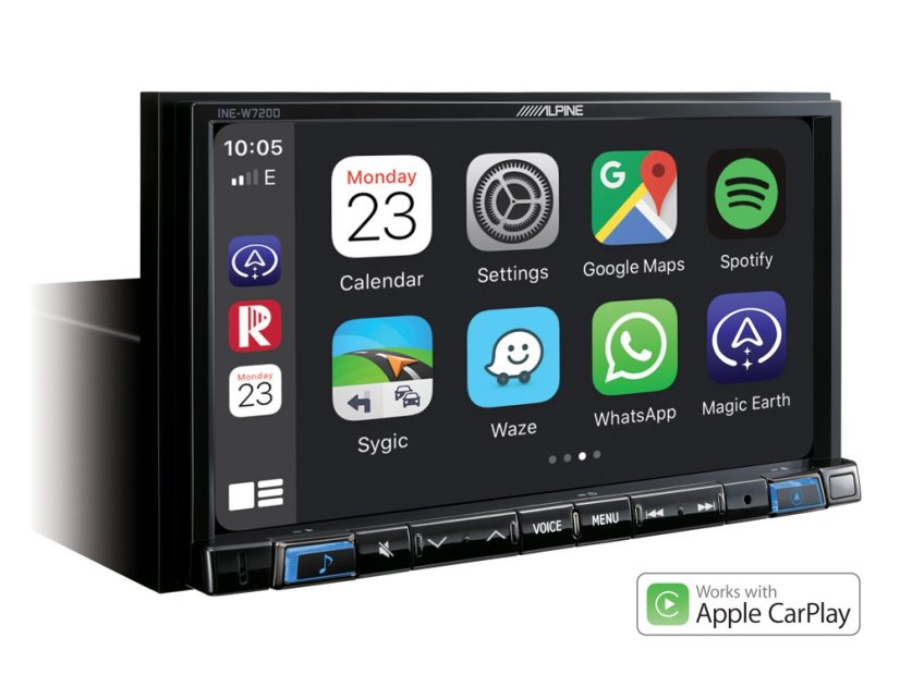 7" navigácia s dotykovým displejom Alpine INE-W720D