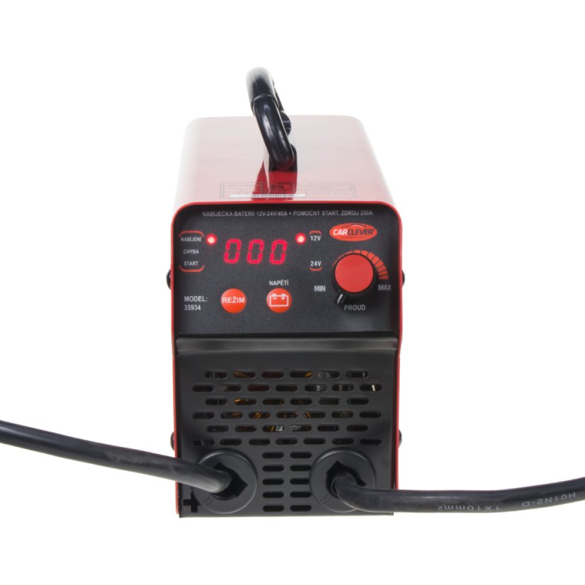 Autonabíjačka CARCLEVER 12V-24V/40A + štart 250Amp