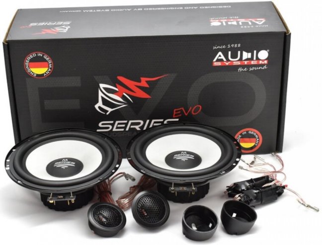 Audio System M 165 EVO reproduktory pre Audi A5 B9 (2016->) - predné dvere